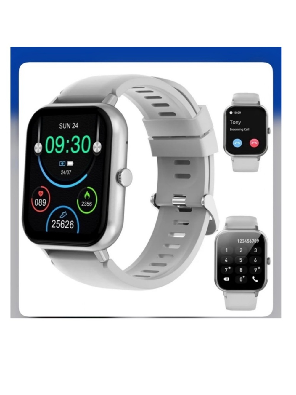🆕-Smart Watch Touchscreen, Sports Health, Fitness, Sleep Tracker, Timer, Fitness - Picture 2 of 12